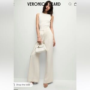 NWT VERONICA BEARD Robinne textured pants. Sz 8